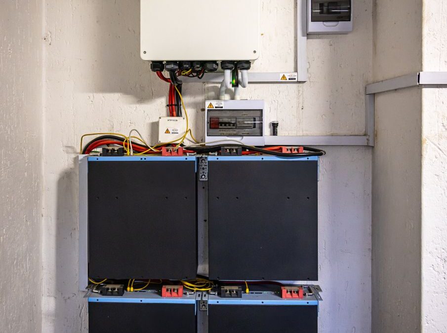 Batterie di accumulo collegate a un impianto fotovoltaico